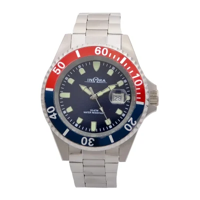 INORA Gents Silver Stainless Steel Bracelet MI323223