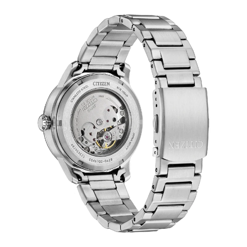 CITIZEN Automatic Chronograph Silver Stainless Steel Bracelet NJ0190-51E
