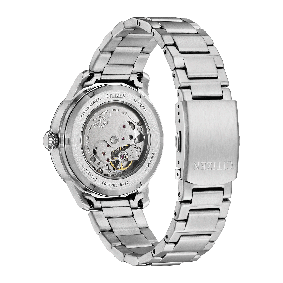 CITIZEN Automatic Chronograph Silver Stainless Steel Bracelet NJ0190-51E