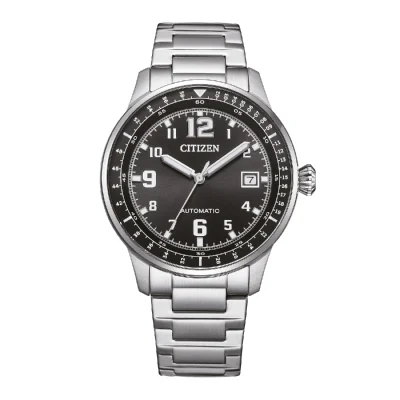 CITIZEN Automatic Chronograph Silver Stainless Steel Bracelet NJ0190-51E