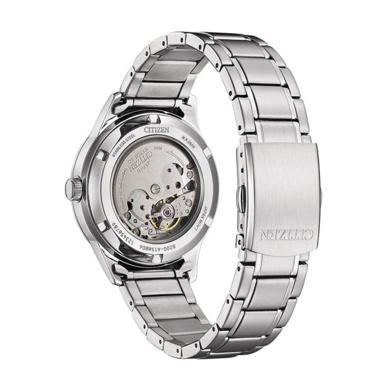 CITIZEN Automatic Chronograph Silver Stainless Steel Bracelet NY4058-79LE