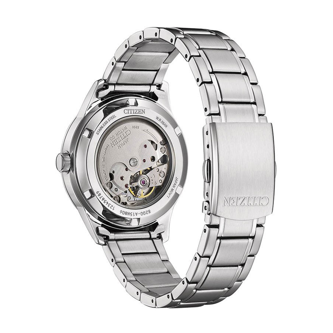 CITIZEN Automatic Chronograph Silver Stainless Steel Bracelet NY4058-79LE