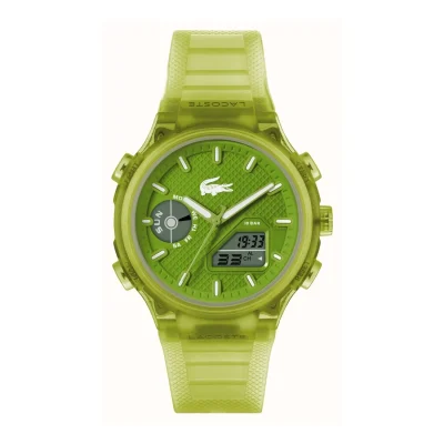 LACOSTE Green Rubber Strap 2011432