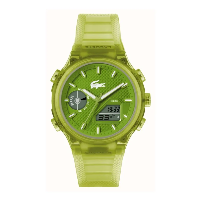 LACOSTE Green Rubber Strap 2011432