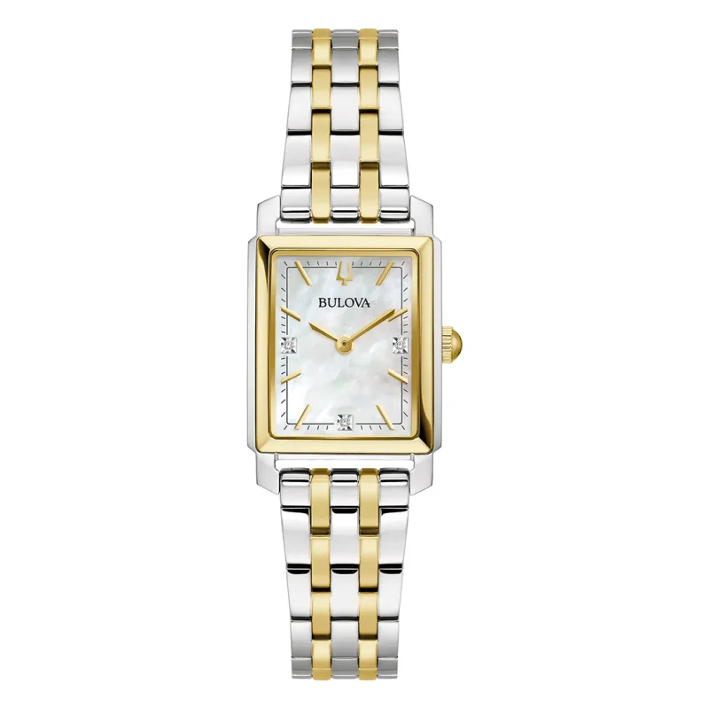 BULOVA Sutton Two Tone Stainless Steel Bracelet 98P220
