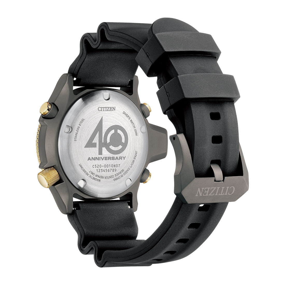CITIZEN Promaster Aqualand 40th Limited Edition Black Rubber Strap JP2008-06E