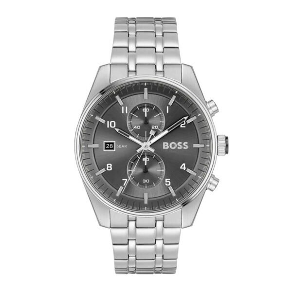 BOSS Skytraveller Chronograph Silver Stainless Steel Bracelet 1514151