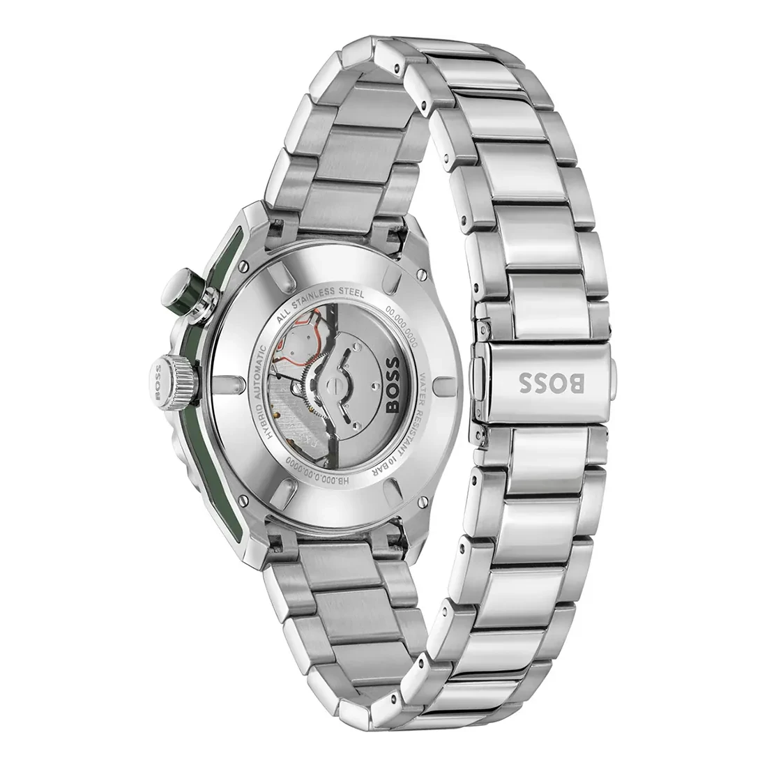 BOSS Bossmatic Silver Stainless Steel Bracelet 1514178