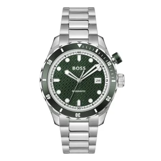 BOSS Bossmatic Silver Stainless Steel Bracelet 1514178