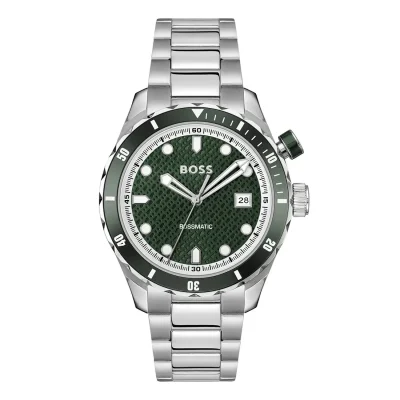 BOSS Bossmatic Silver Stainless Steel Bracelet 1514178