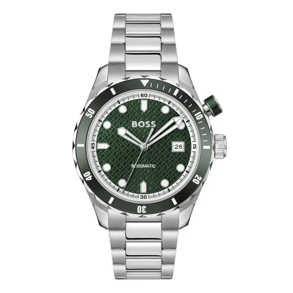 BOSS Bossmatic Silver Stainless Steel Bracelet 1514178
