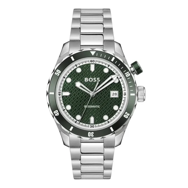 BOSS Bossmatic Silver Stainless Steel Bracelet 1514178