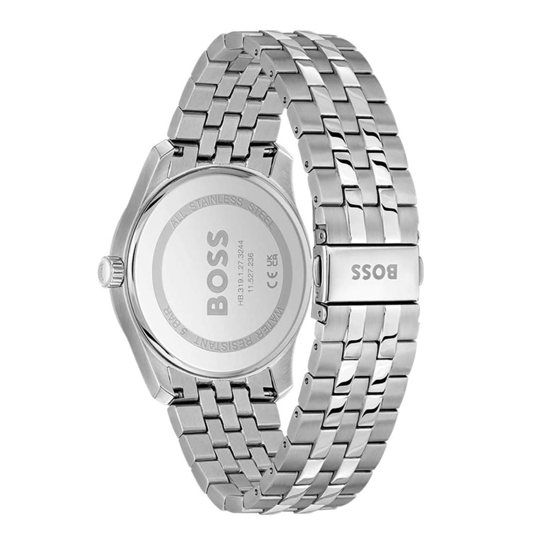 BOSS Principle Silver Stainless Steel Bracelet 1514274
