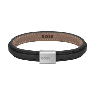 BOSS | Βραχιόλι | Ανοξείδοτο Ατσάλι και Δέρμα | 1580328S