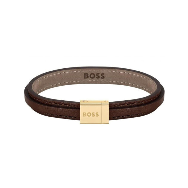 BOSS | Βραχιόλι | Ανοξείδοτο Ατσάλι και Δέρμα | 1580329S