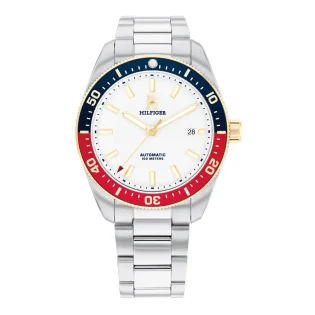 TOMMY HILFIGER Lance Automatic Silver Stainless Steel Bracelet 1710551