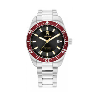 TOMMY HILFIGER Lance Automatic Silver Stainless Steel Bracelet 1792154