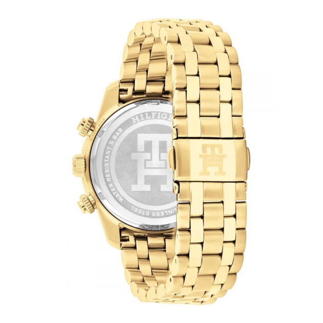TOMMY HILFIGER Sport Chronograph Gold Stainless Steel Bracelet 1792158 - Image 2