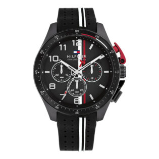 TOMMY HILFIGER Black Rubber Strap 1792168