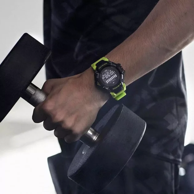 G-SHOCK G-Squad Smart Green Rubber Strap GBD-H2000-1A9ER - Image 4