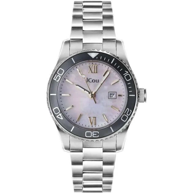 JCOU Nerina Silver Stainless Steel Bracelet JU19073-1