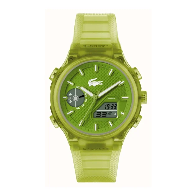 LACOSTE Green Rubber Strap 2011432