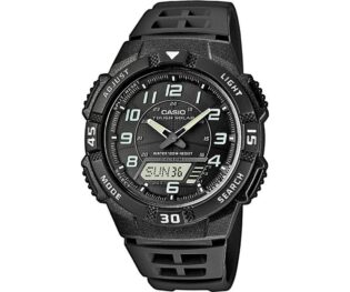 CASIO Standard Collection Tough Solar Black Rubber Strap  AQ-S800W-1BVEF