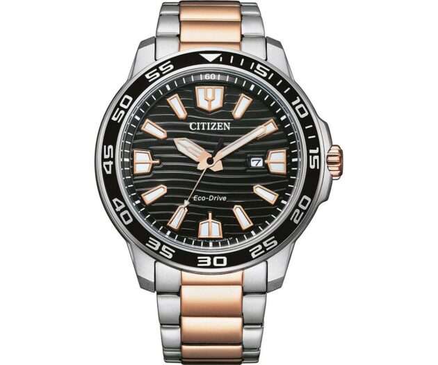 CITIZEN  Eco-Drive Two Tone Stainless Steel Bracelet  AW1524-84E
