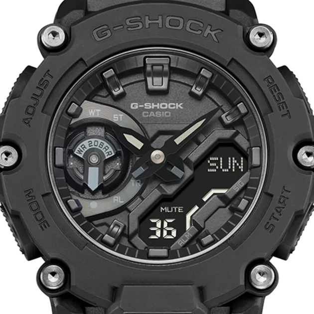 G-SHOCK Black Rubber Strap GA-2200BB-1AER - Image 5