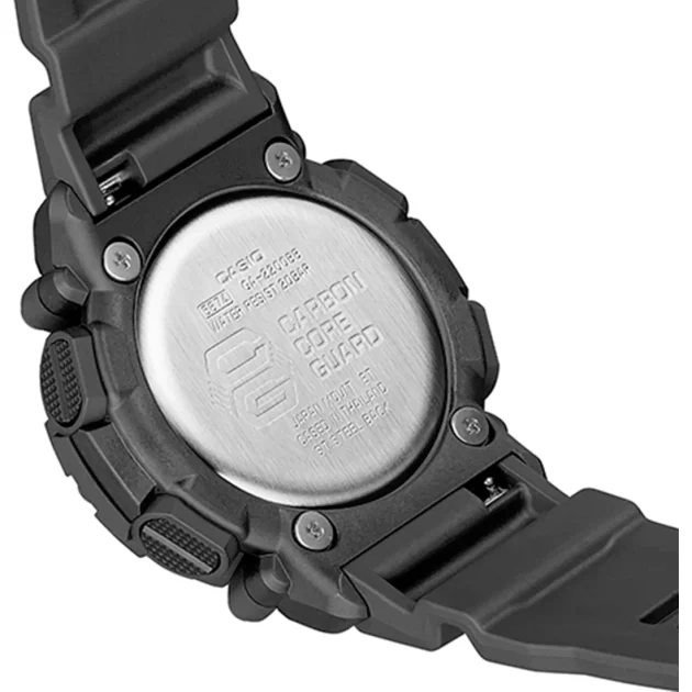 G-SHOCK Black Rubber Strap GA-2200BB-1AER - Image 3