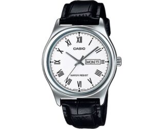 CASIO Standard Collection Black Leather Strap MTP-V006L-7BUDF