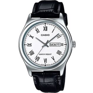 CASIO Standard Collection Black Leather Strap MTP-V006L-7BUDF
