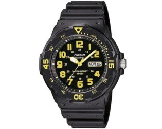 CASIO Standard Collection Black Rubber Strap MRW-200H-9BVDF