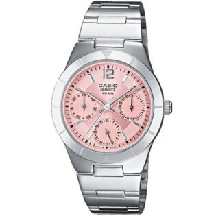 CASIO Standard Collection Silver Stainless Steel Bracelet  LTP-2069D-4AVEG