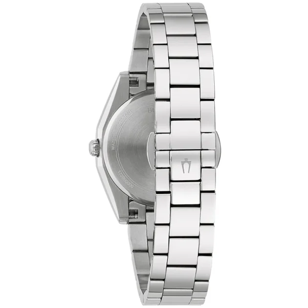 BULOVA Classic Crystals Silver Stainless Steel Bracelet 96P228 - Image 2