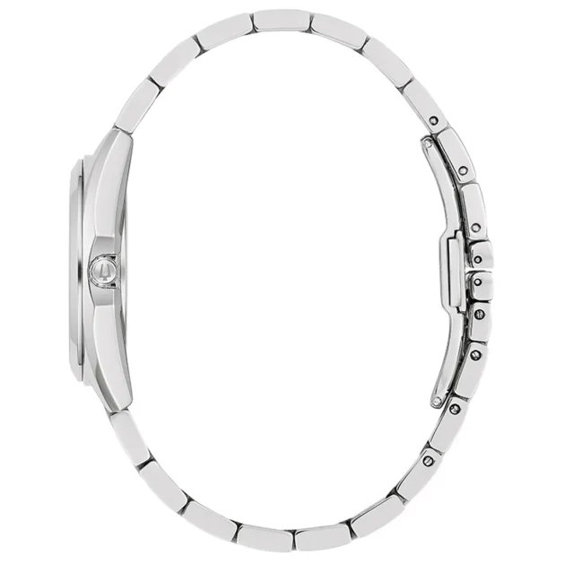 BULOVA Classic Crystals Silver Stainless Steel Bracelet 96P228 - Image 3