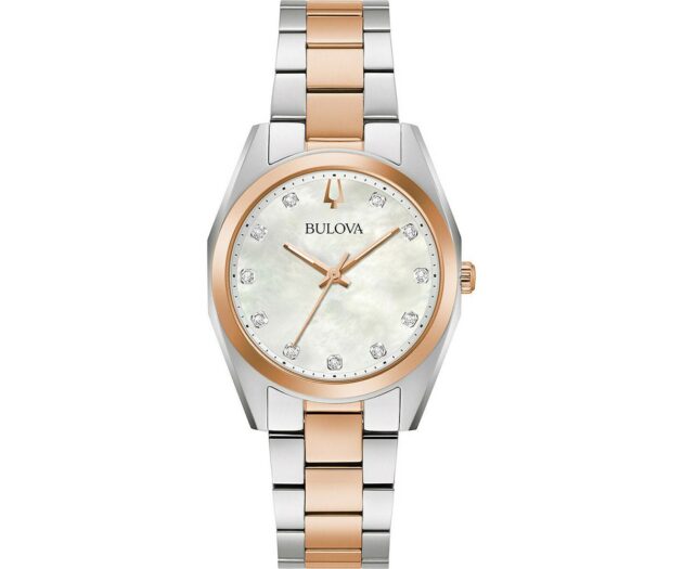 BULOVA Surveyor Two Tone Stainless Steel Bracelet 98P207