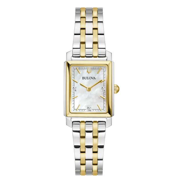 BULOVA Sutton Two Tone Stainless Steel Bracelet 98P220