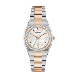 BULOVA Surveyor Two Tone Stainless Steel Bracelet 98R283