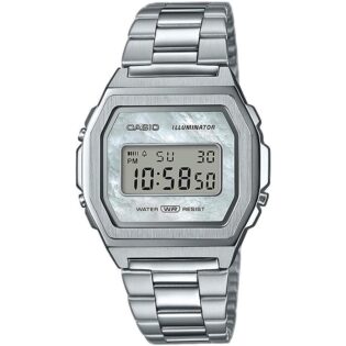 CASIO Vintage Collection Silver Stainless Steel A-1000D-7EF