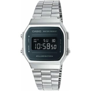 CASIO Vintage Collection Silver Stainless Steel A168WEM-1EF