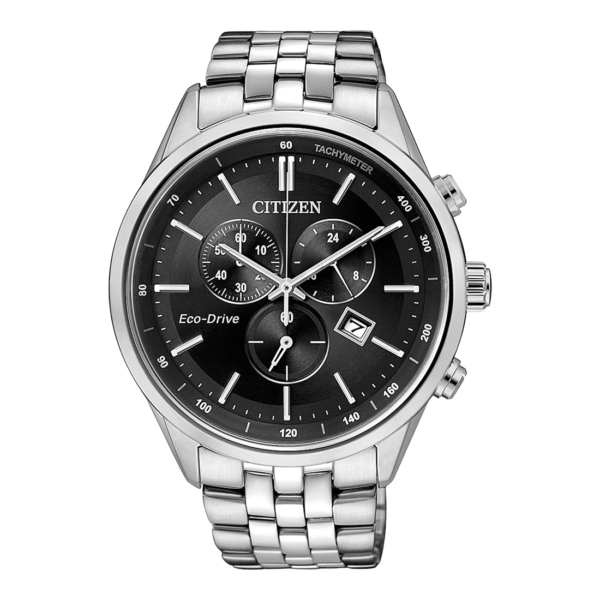CITIZEN Eco-Dive Chronograph Silver Stainless Steel Bracelet AT2141-87E