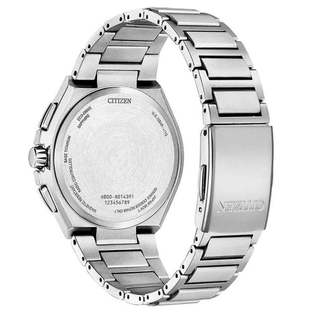 CITIZEN Eco-Drive Radio Controlled Titanium Bracelet AT8234-85L - Image 3