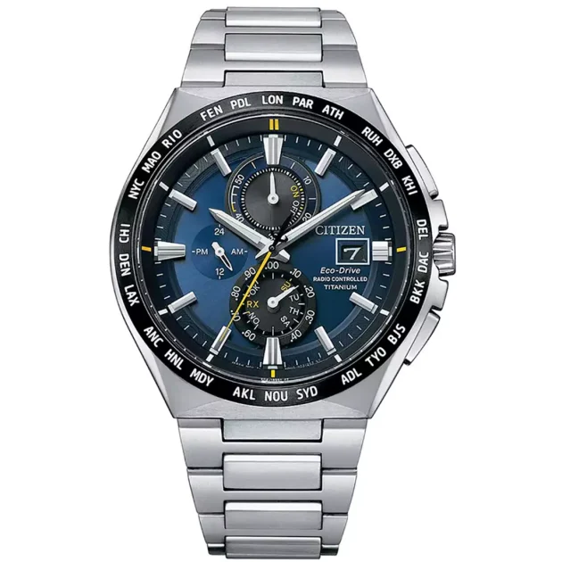 CITIZEN Eco-Drive Radio Controlled Titanium Bracelet AT8234-85L