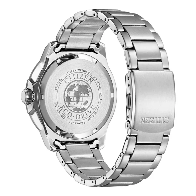 CITIZEN Eco-Drive Silver Stainless Steel Bracelet AW1525-81L - Image 3