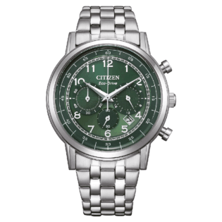 CITIZEN Eco-Dive Chronograph Silver Stainless Steel Bracelet CA4630-53X
