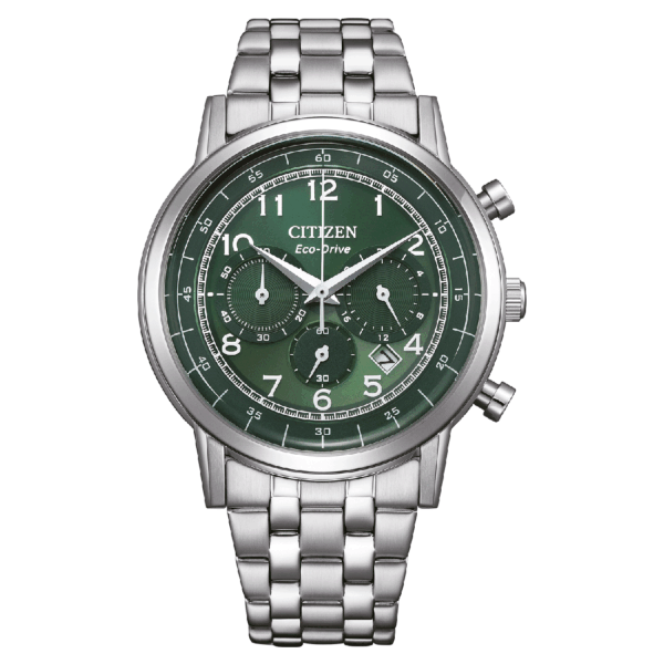CITIZEN Eco-Dive Chronograph Silver Stainless Steel Bracelet CA4630-53X