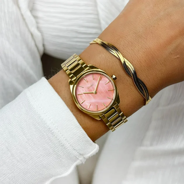 CLUSE Féroce Mini Gold Stainless Steel Bracelet CW11709 - Image 3