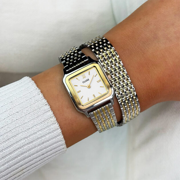 CLUSE Gracieuse Petite Two Tone Stainless Steel Bracelet CW11814 - Image 3