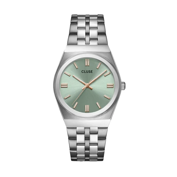 CLUSE Retro 70's Silver Stainless Steel Bracelet CW35103